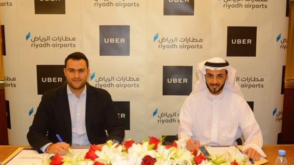"مطارات الرياض" و"أوبر" توقعان اتفاقية لنقل المسافرين
